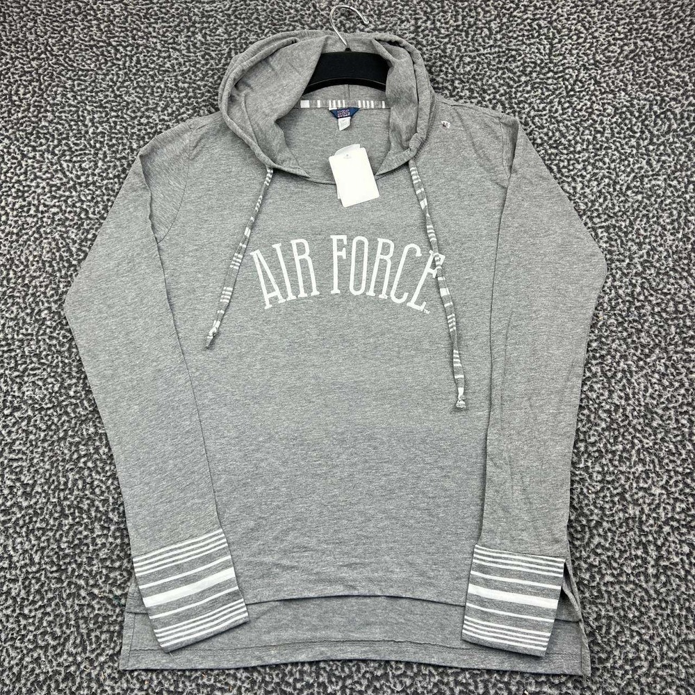 MV Sport Air Force Academy Hoodie Women Medium Gray Long Sleeve New M